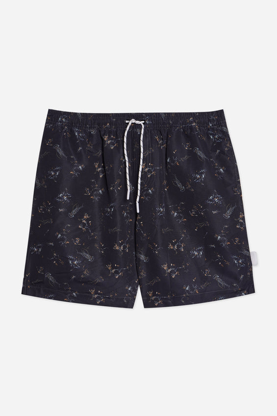 Relaxed Fit All Over Print Board Shorts