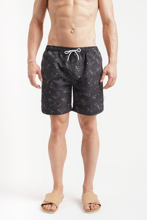 Relaxed Fit All Over Print Board Shorts