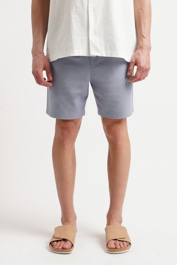 Relaxed Fit Pull On Linen Shorts