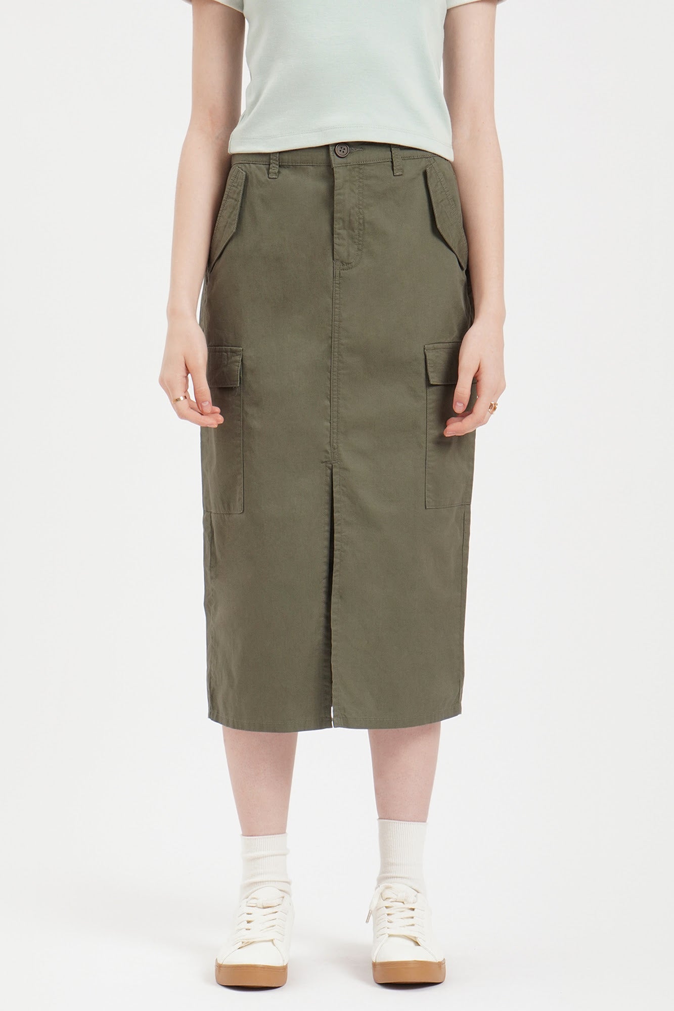 Cargo Midi Skirt