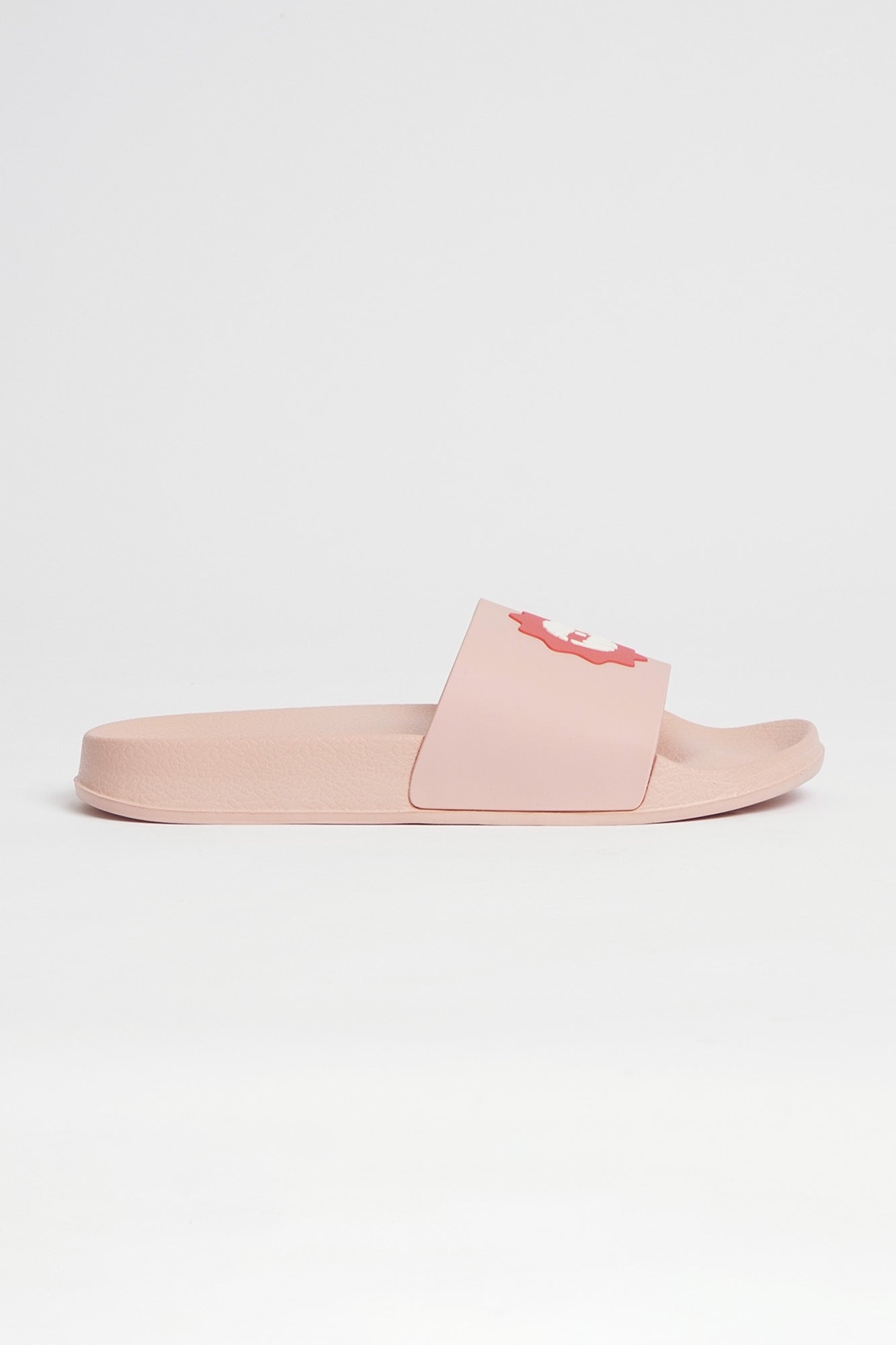 Women s All Rubber Slides with Text Graphics PENSHOPPE